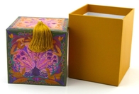 Unique Rectangular Candle Gift Box Packaging Luxury Aqueous Coating