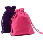 Velvet Drawstring Bags Drawstring Velvet Pouch Gift Pouches Customize Fabrics Drawstring Pouch Large Size